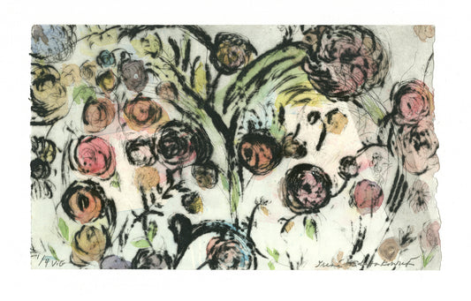 Irina Schestakowich - (drypoint flower) #2