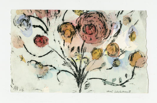 Irina Schestakowich - (drypoint flower) #3